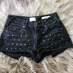 91 Cotton On I Mid Saturday 2 Black Shorts